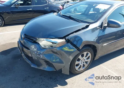 2016 Toyota Corolla Le из США, поврежденный, VIN 5YFBURHE2GP411921